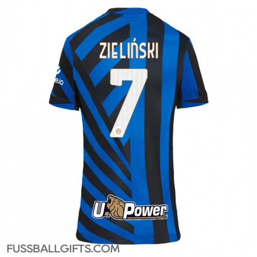 Inter Milan Piotr Zielinski #7 Fußballbekleidung Heimtrikot Damen 2024-25 Kurzarm